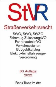 Straßenverkehrsrecht dtv - straßenverkehrsrecht, (dtv