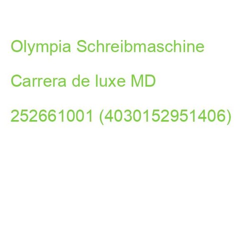 Olympia schreibmaschine - olympia,