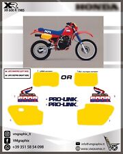 Aufkleber XR 600 R 1985 XR 600R XR600RF adhesives/graphics/stickers/decals