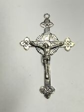 E5# wunderschönes Wandkreuz Silber 800 punziert Hanau Handarbeit  #5