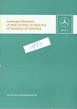 Mercedes-Benz Lastwagen neue Lkw 1971 Einführung Service Werkstatthandbuch