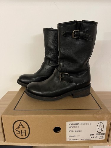 Ash stiefel schwarz mit - ash,