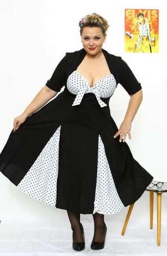 Rockabilly petticoatkleid - rockabilly,