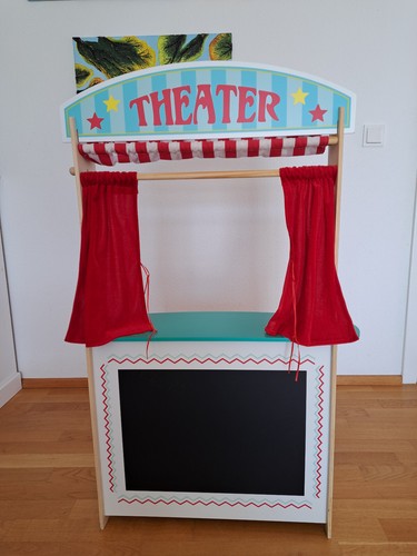 Puppentheater holz mit der