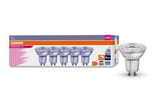 Osram LED Strahler GU10 Neutralweiß Dimmbar Ra90 Spot 4000K 4,5W wie 50W 5x Pack