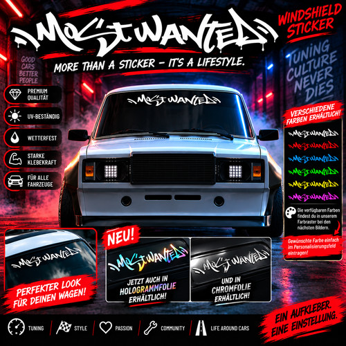 Most wanted frontscheiben - most,