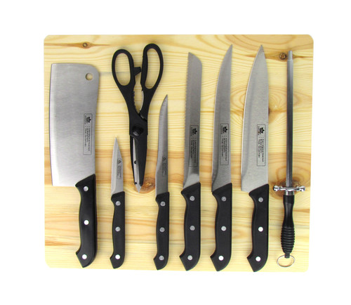 Tlg messerset mit - 9-tlg.,