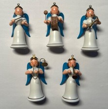 5 Engel Erzgebirge blaue