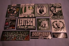 10 versch. Aufkleber von der