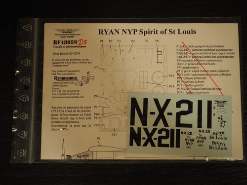 Spirit louis decals - spirit,