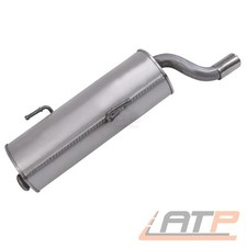 ENDSCHALLDÄMPFER SCHALLDÄMPFER FÜR PEUGEOT 206 1.1 1.4 1.6 BJ 00-07