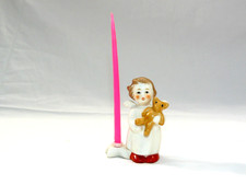 1 mini Goebel Engel mit Kerzenhalter / Topf Goebel Engel mit Teddy