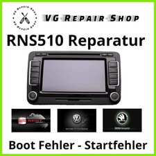 VW RNS 510 ⭐Reparatur⭐ Boot Fehler Startfehler Volkswagen Golf Passat T5 Touareg