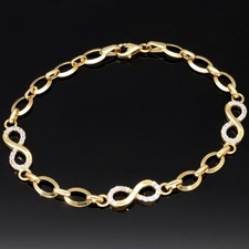 Infinity goldarmband armband - infinity,