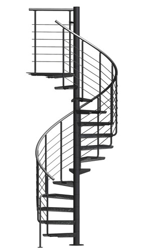 Spindeltreppe perfo aus - perfo,