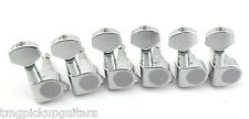 Machine heads Mechaniken Tuner 6 Links ( rechtshänder ) chrom gr. Flügel Strat