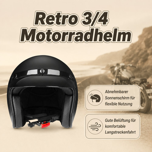 Für motorrad retro helm - retro,