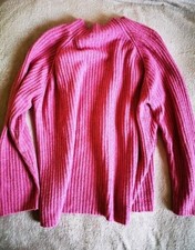 Lässiger Pullover in Pink von