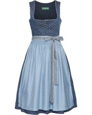 Country Line Midi Dirndl mit Stretch-Mieder midi Dirndl Balkonett-Ausschnitt