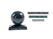 Pfostenkappe Kugel für