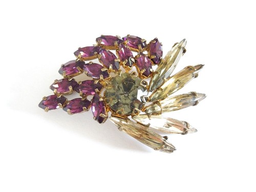 Alte gablonz strass brosche - alte, gablonz,strass