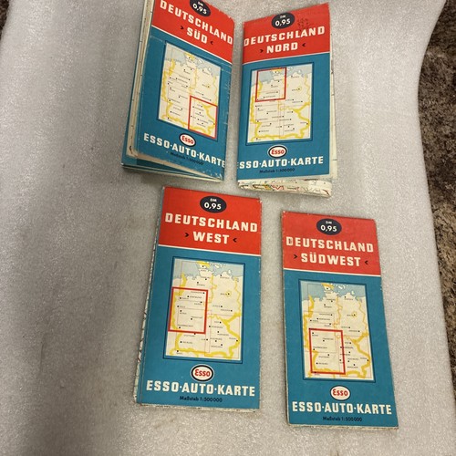 1960s esso germany - germany, map