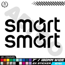 2x SMART Vinyl Aufkleber