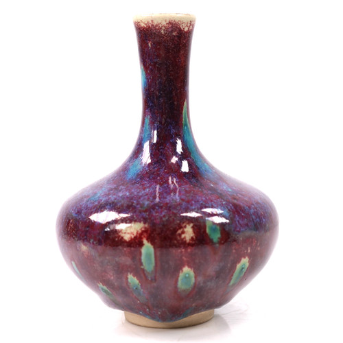 Danish art pottery flambe - pottery,