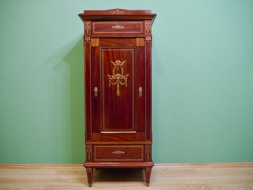 Biedermeier pfeiler schrank - biedermeier,
