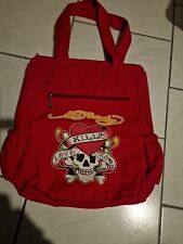 ⭐️Ed Hardy Tasche Shopper Tragetasche Schultertasche Rot Love Kills Slowly⭐️