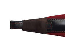 Riemenschoner Akkordeon Gurte Harmonika Trageriemen dunkelbraun Leder Schutz NEU