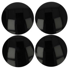 4x Universal Radnabenkappe Nabendeckel für RIAL ALUTEC ANZIO ATS 64mm Schwarz