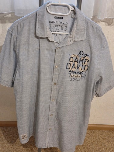 Camp david herren hemd - camp, kurz