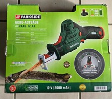 Akku Astsäge Parkside mit Akku Ladegerät  X12VTeam Säge Holzsäge 12V Koffer NEU