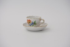 Meissen bunte Blume Mokkatasse
