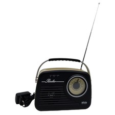 Silva-Schneider Mono 1965, Kofferradio, Netz- oder Batteriebetrieb, schwarz