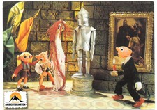 Hurvínek, Spejbl und Máničk ✴ v muzeu / im Museum, Gespenst ✴ AK◉pohlednice 1975