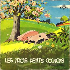 JACQUES METEHEN "DIE DREI KLEINEN SCHWEINE" GESCHICHTE 25 CM 1961 STERN DS 25901