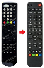 Ersatz Fernbedienung für Xoro