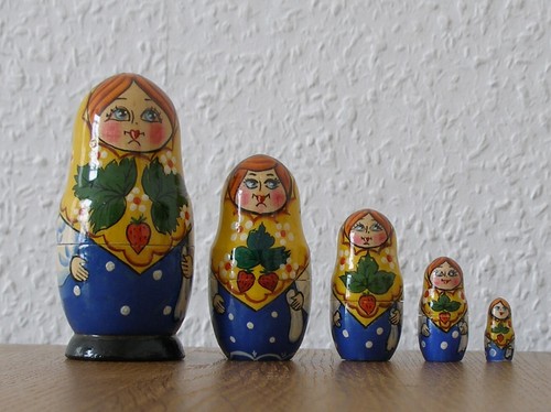 Russische matrjoschka - russische,