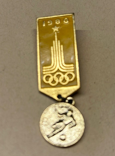 Anstecknadel olympia 1980 - anstecknadel,