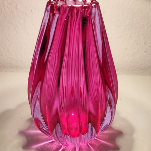 Muranoglas rippen vase flavio - rippen,