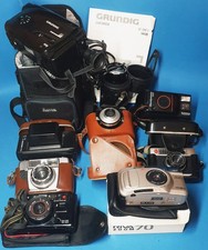 Konvolut mit , einem Camcorder und 6 alten Fotoapparaten und einem Objektiv