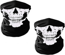 Skelett Maske 2 Stück
