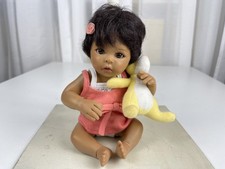 Künstlerpuppe Sammler Laura lee Wambach Resin Puppe 19 cm Top Zustand