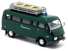 Brekina 13263 - MB Mercedes Benz L 206 D Wasserschutz Polizei Bus grün - 1:87 H0