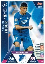 Topps Match Attax Champions League Karte Nr. 118 Steven Zuber TSG Hoffenheim