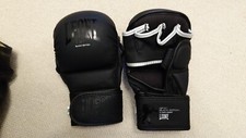 Leone 1947 MMA Sparring Handschuhe Black Edition Grappling Handschuh Free Fight