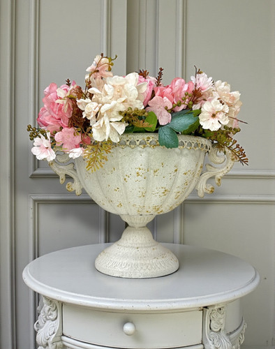 Landhaus shabby blumentopf - landhaus,