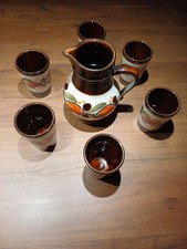 7er Set Becher Krug Saft